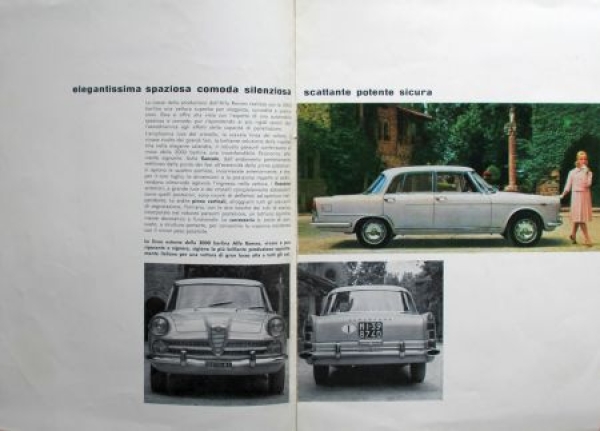 Alfa Romeo 2000 Berlina Modelprogram 1960 Carbrochure (0300)